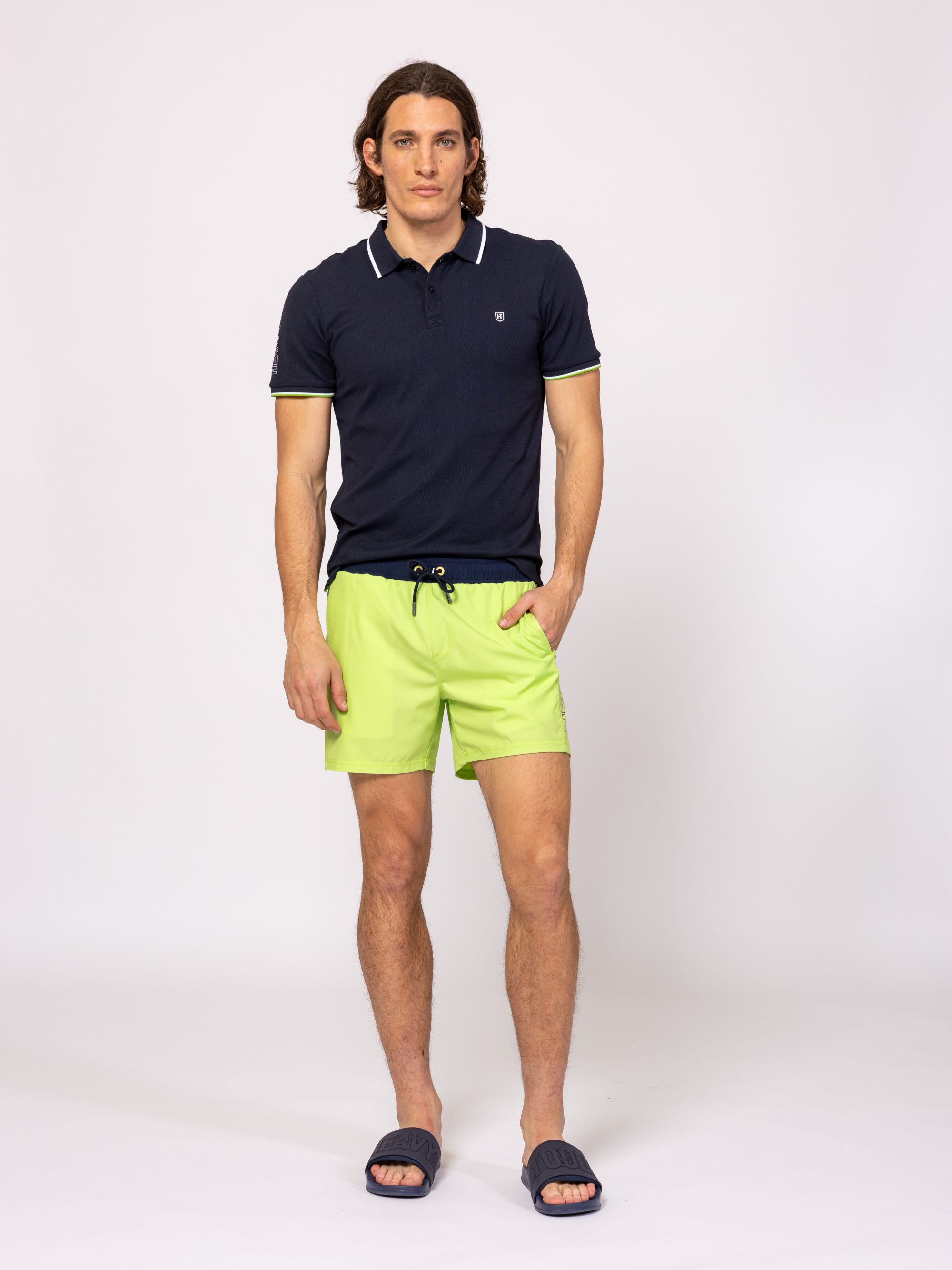 Heavy Tools - JOURNEY / LIME - Férfi fürdőnadrág