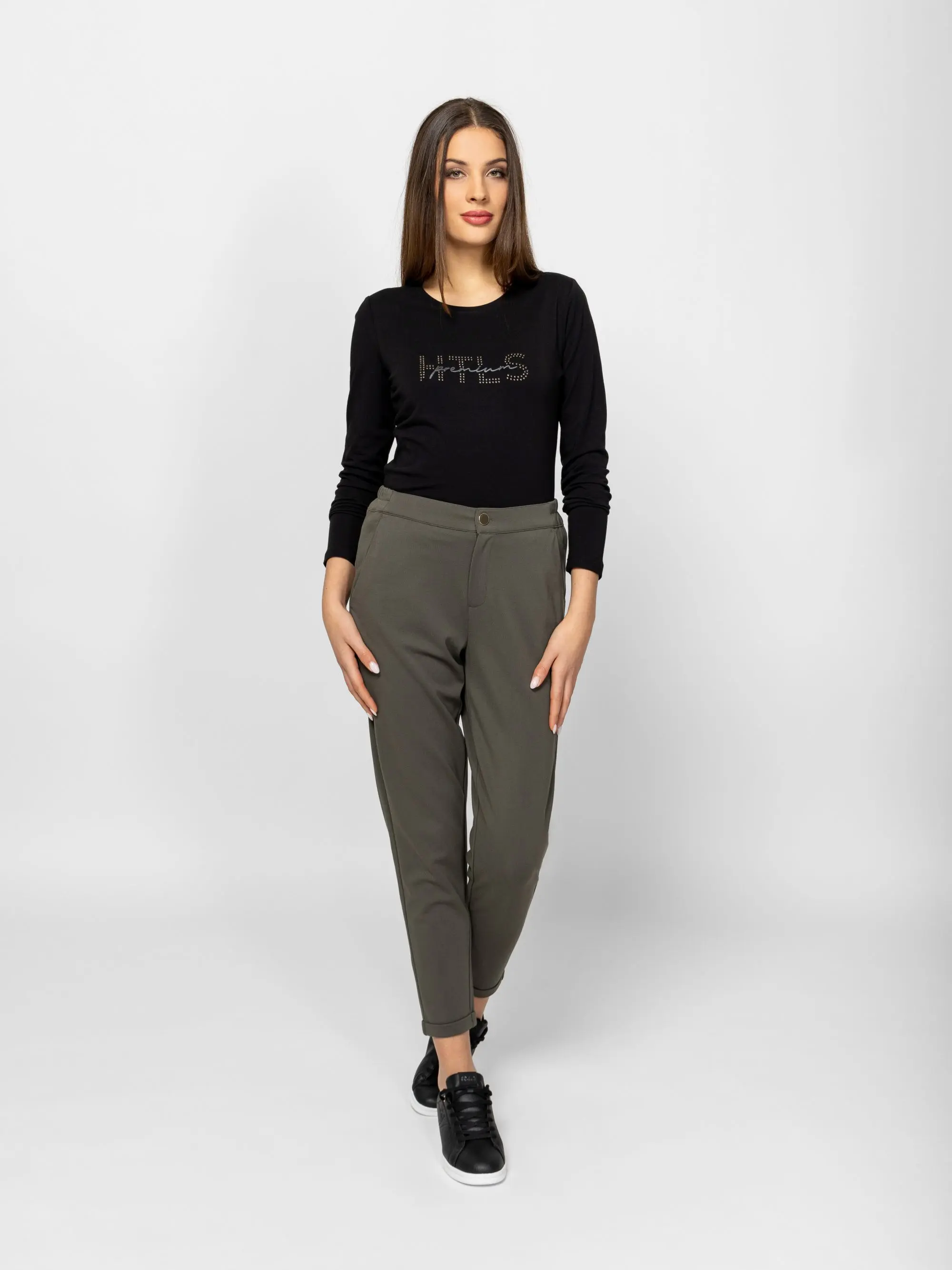 Heavy Tools - FLUMPIS26 / OLIVE - Elegáns Női nadrág