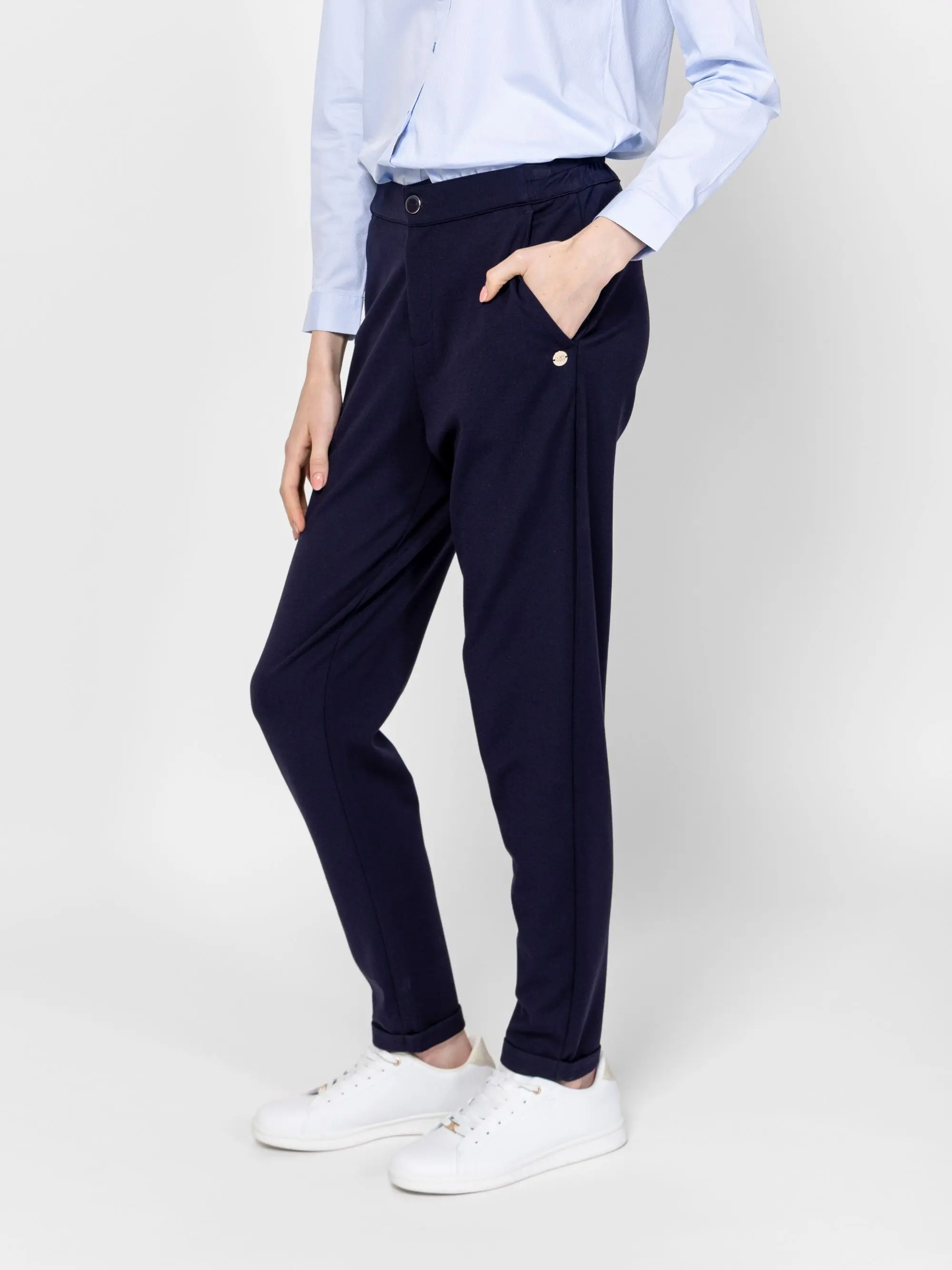 Heavy Tools - FLUMPILONG / NAVY - Elegáns Női nadrág