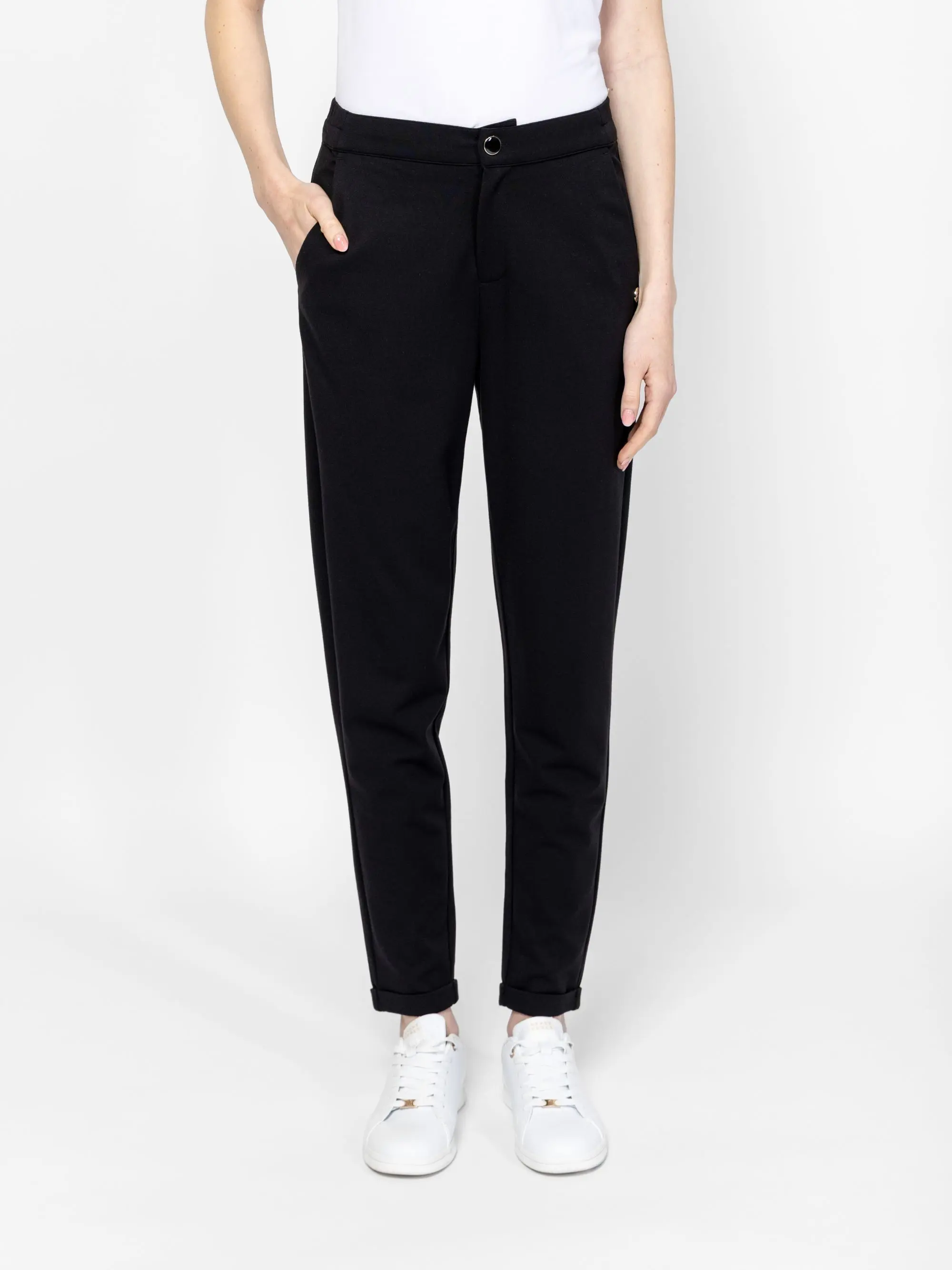 Heavy Tools - FLUMPILONG / BLACK - Elegáns Női nadrág