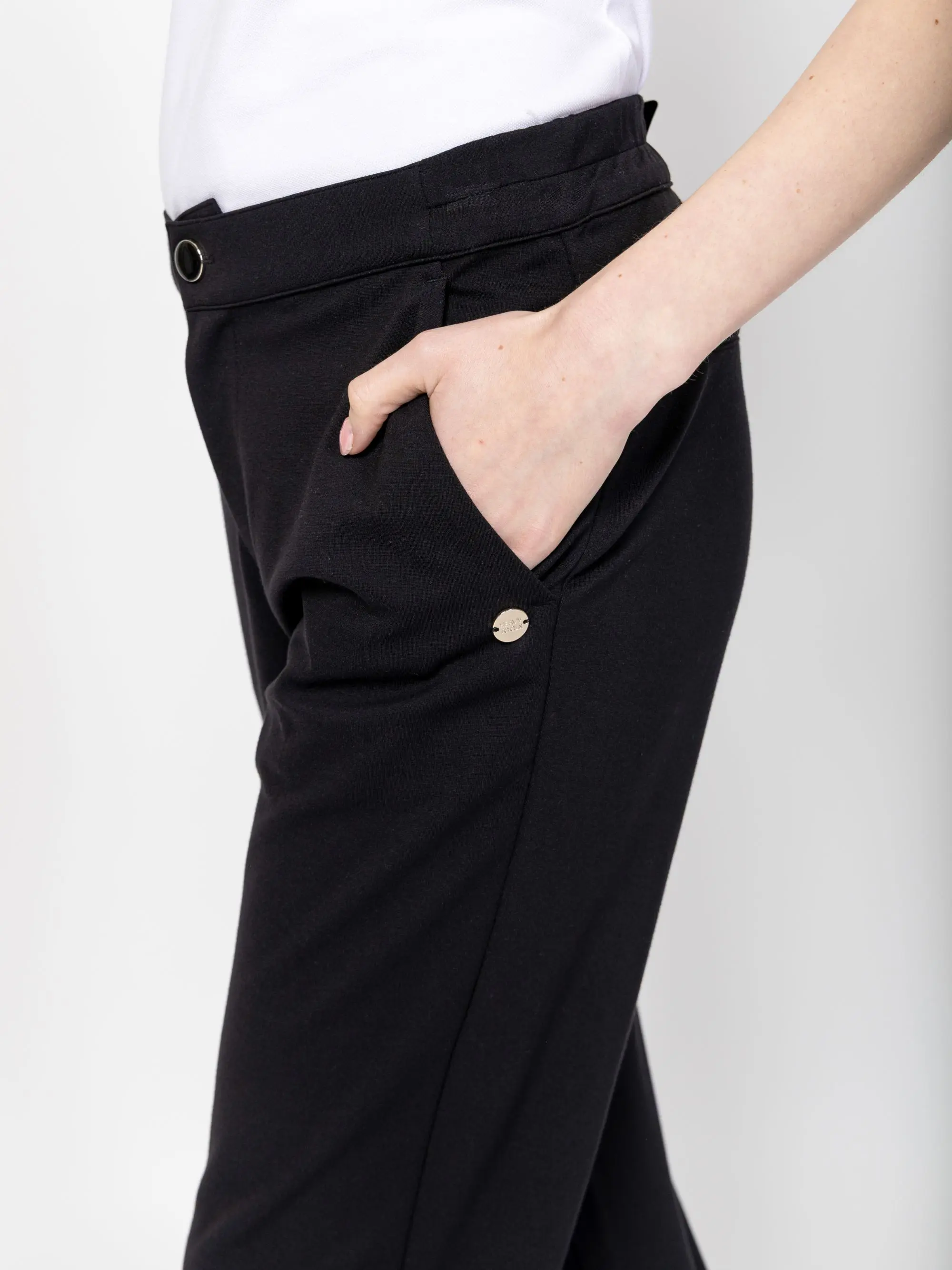 Heavy Tools - FLUMPILONG / BLACK - Elegáns Női nadrág