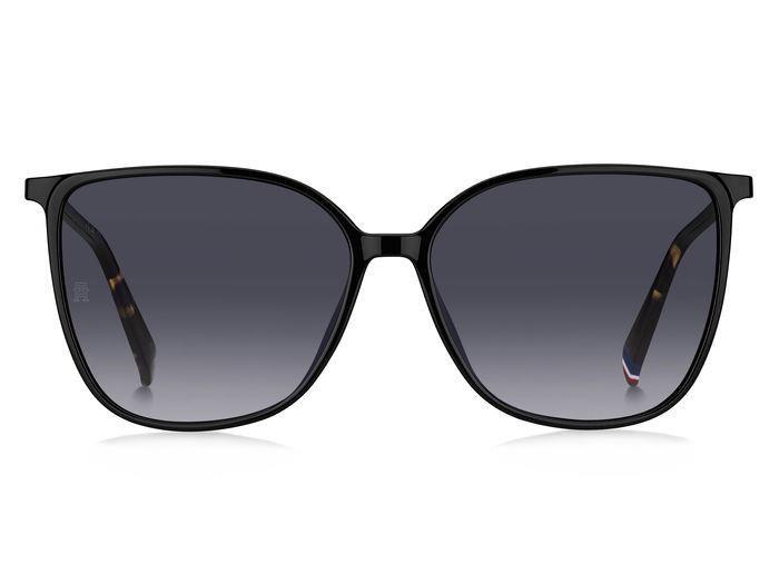 Tommy Hilfiger napszemüveg - Preppy Woman - BLACK / Dark Grey Gradient