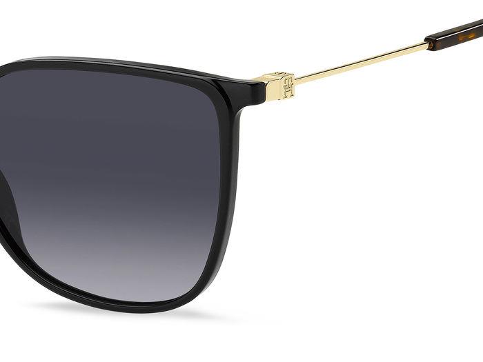 Tommy Hilfiger napszemüveg - Preppy Woman - BLACK / Dark Grey Gradient