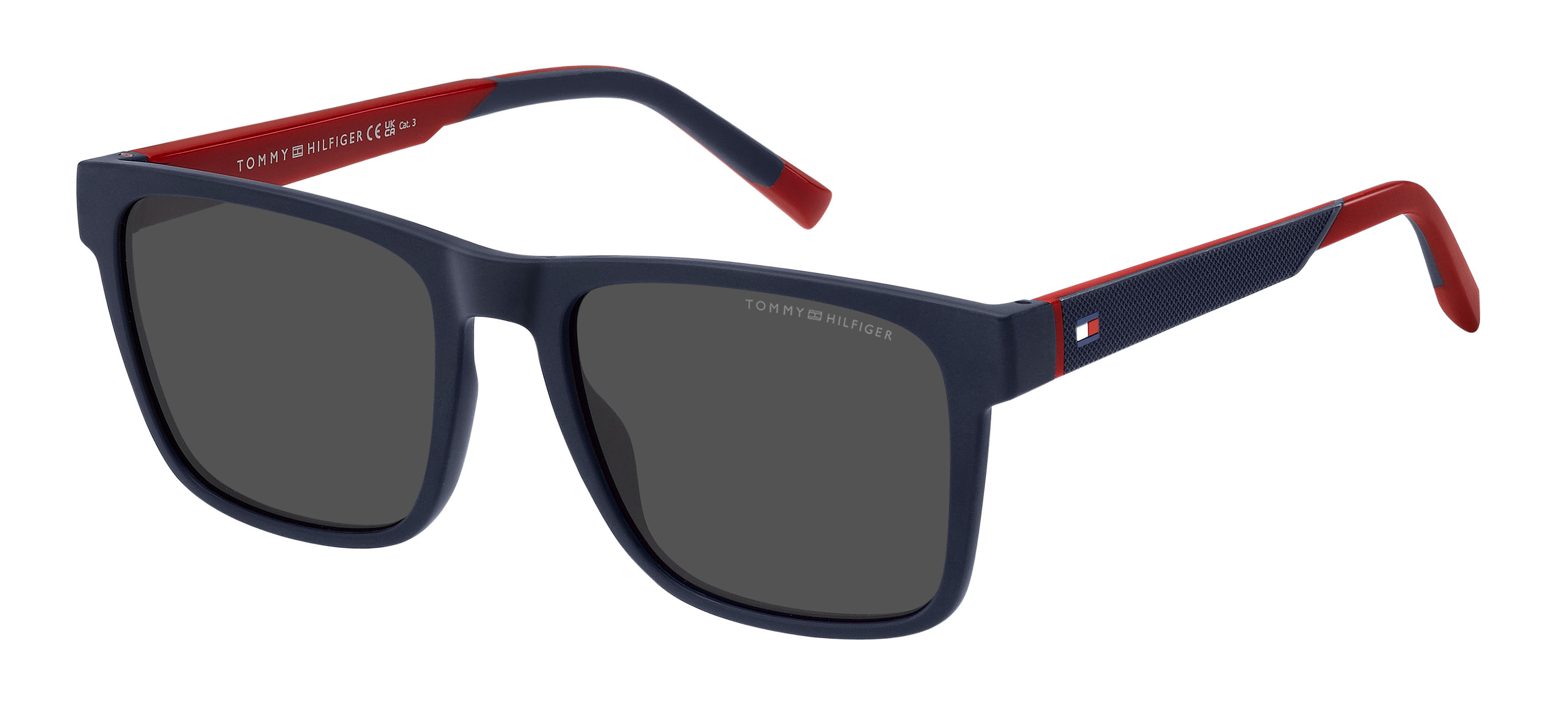 Tommy Hilfiger napszemüveg - Polo Pique Leisure - Black Red / Grey