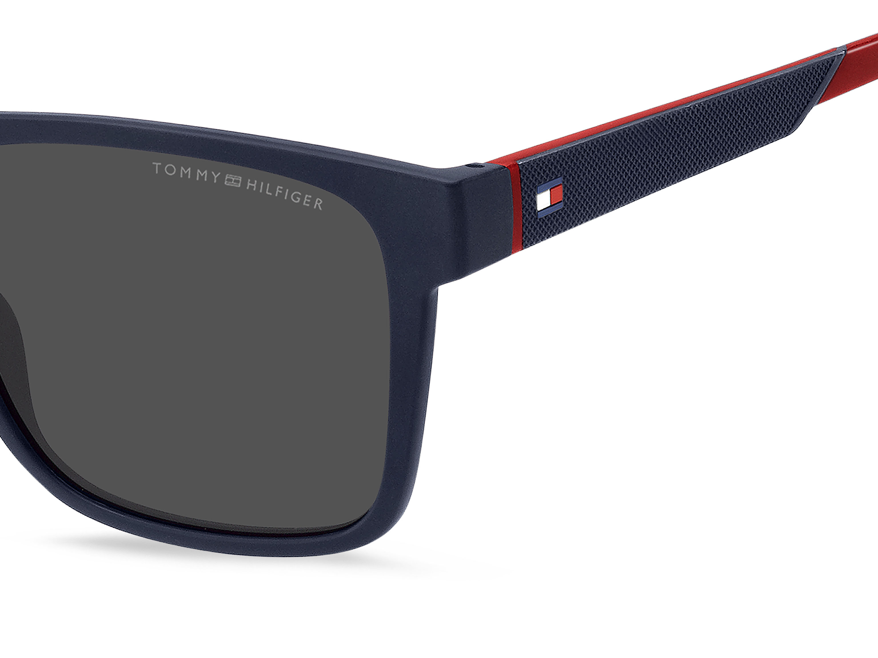 Tommy Hilfiger napszemüveg - Polo Pique Leisure - Black Red / Grey