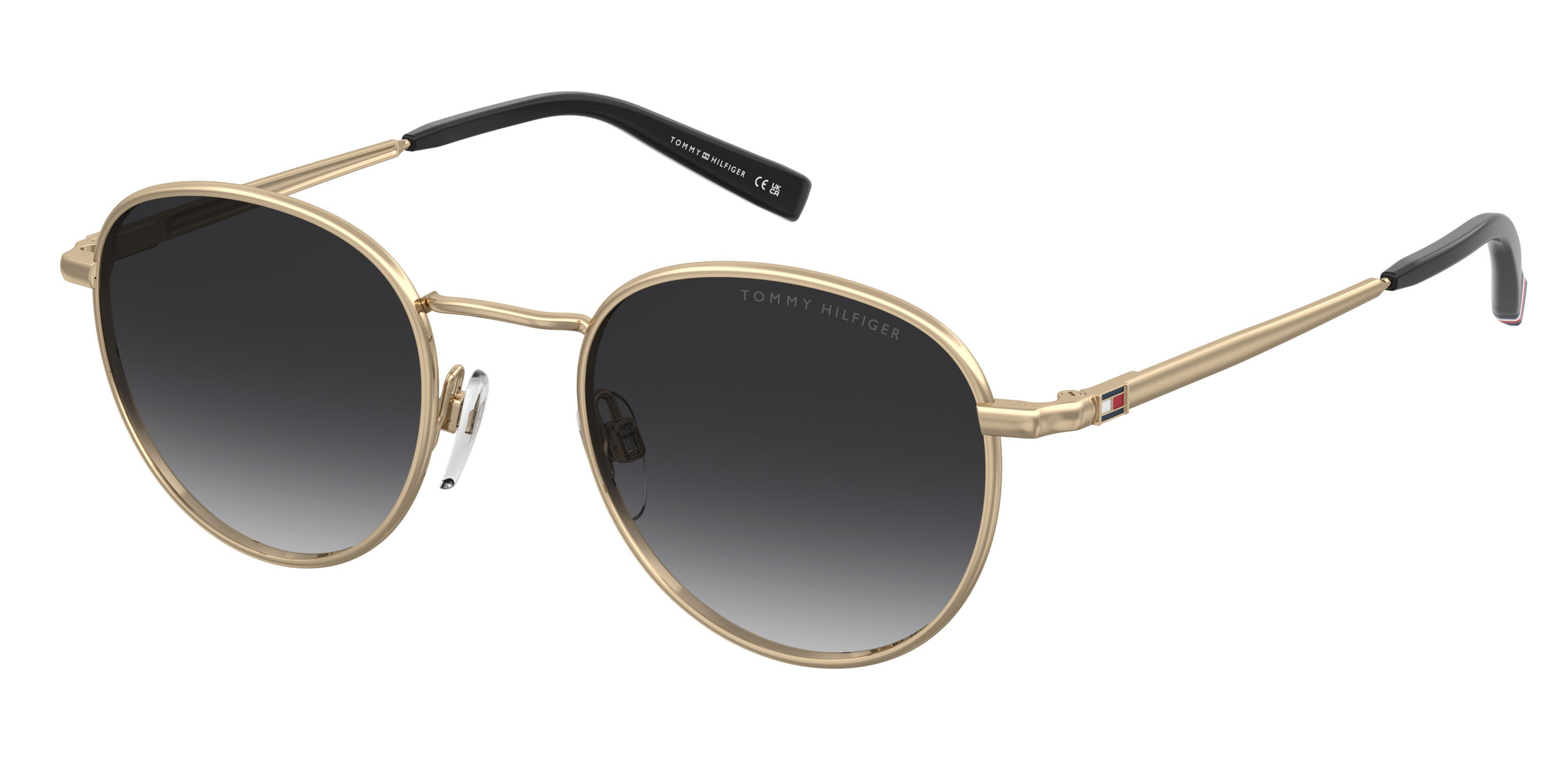 Tommy Hilfiger napszemüveg - Everyday Casual Woman - Gold / Dark Grey