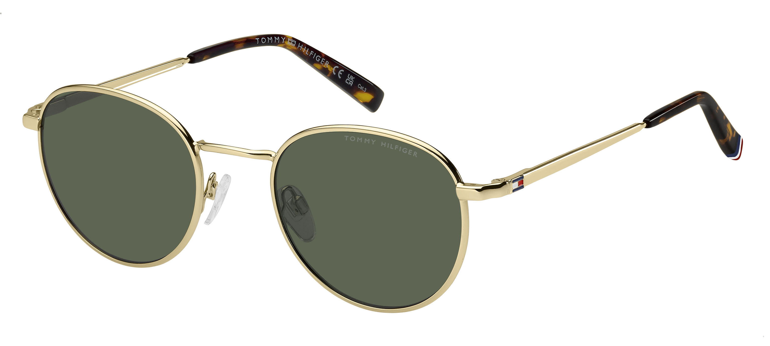 Tommy Hilfiger napszemüveg - Everyday Casual Woman - Gold / Green