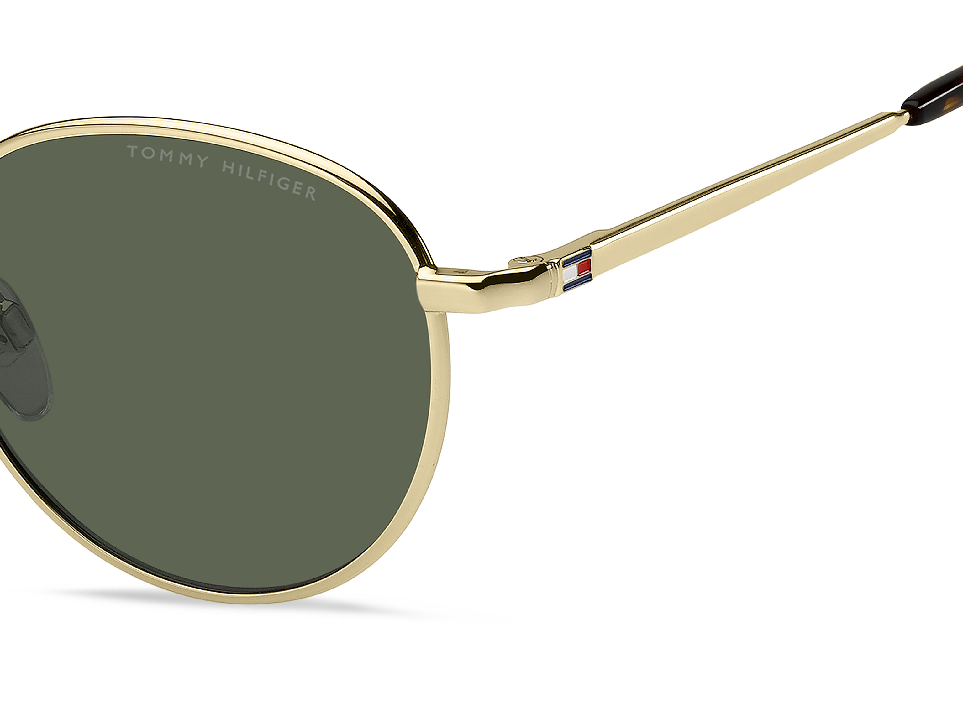 Tommy Hilfiger napszemüveg - Everyday Casual Woman - Gold / Green