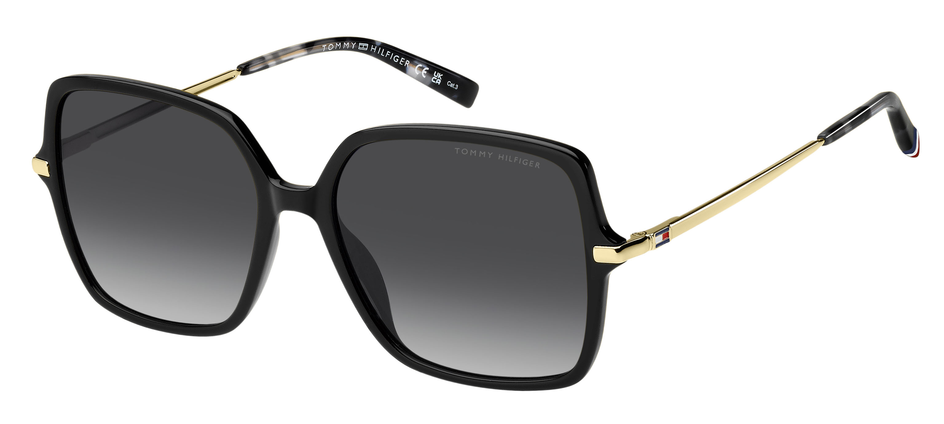 Tommy Hilfiger napszemüveg - Everyday Casual Woman - Black / Dark Grey Gradient