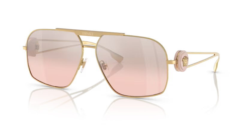 Versace napszemüveg - Gold / Light Pink Mir Gradient Silver