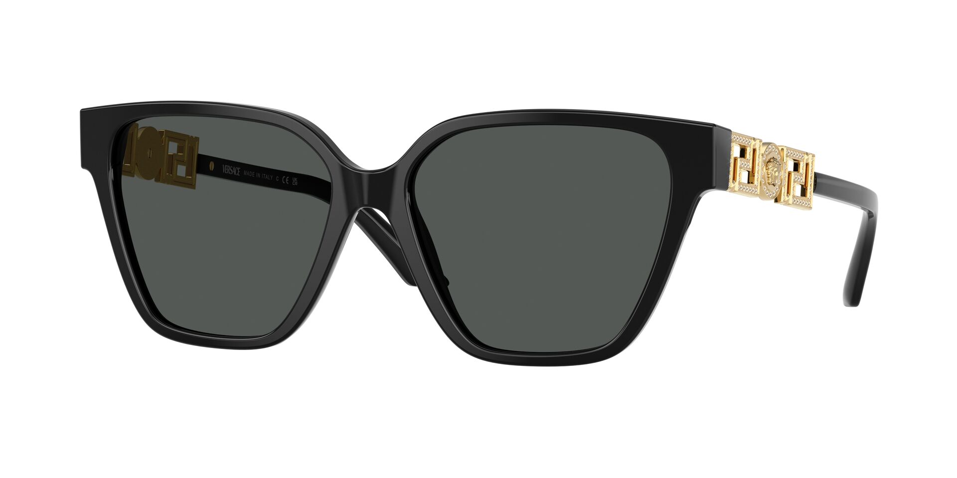 VERSACE napszemüveg - BLACK / DARK GREY