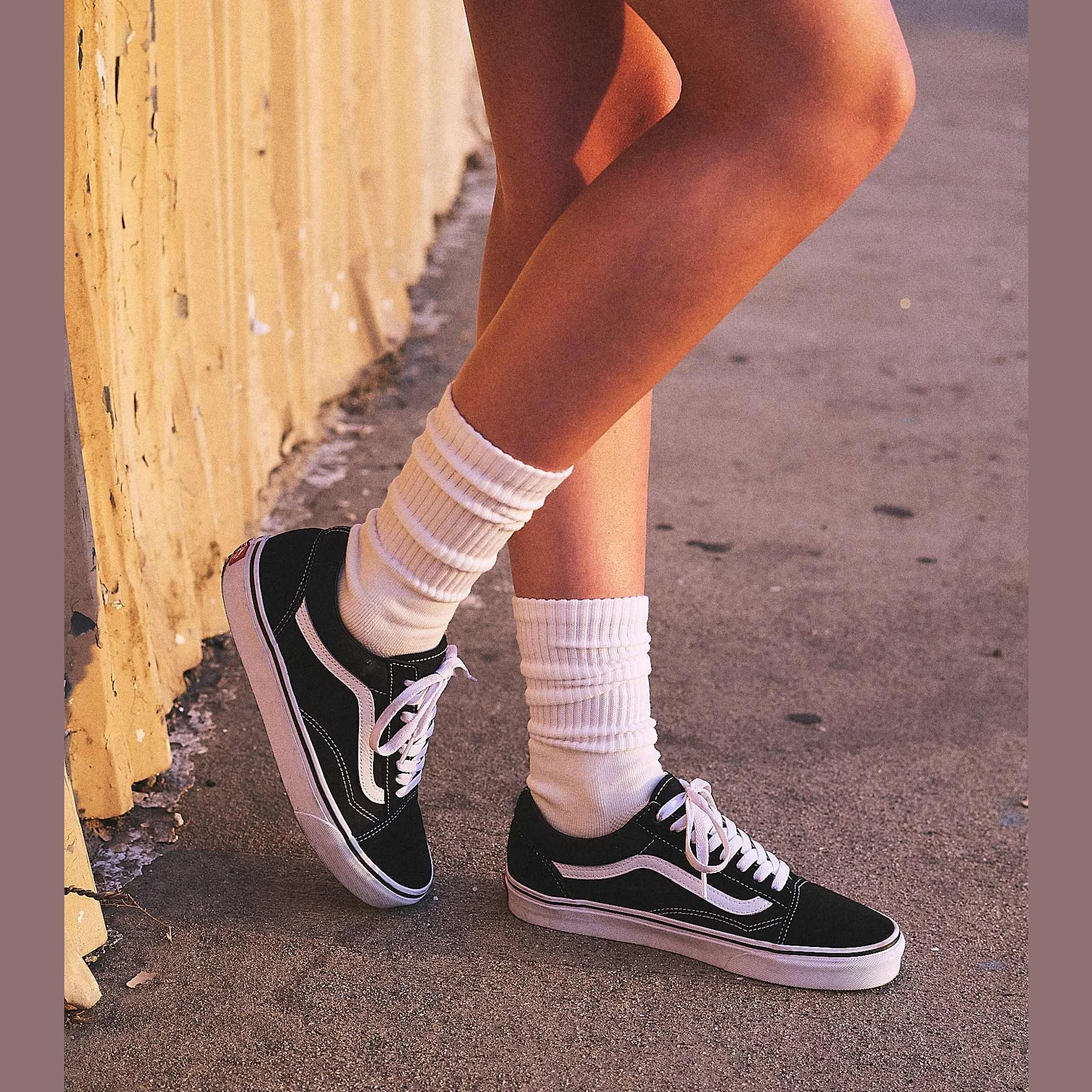 Vans - UA Old Skool - Bőr Sneaker Uniszex utcai cipő