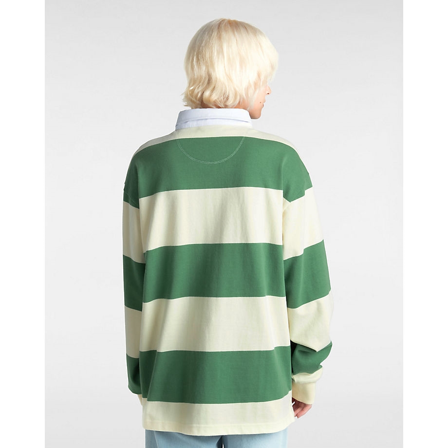 Vans - Ward Stripe Rugby Knit - Galléros Férfi póló