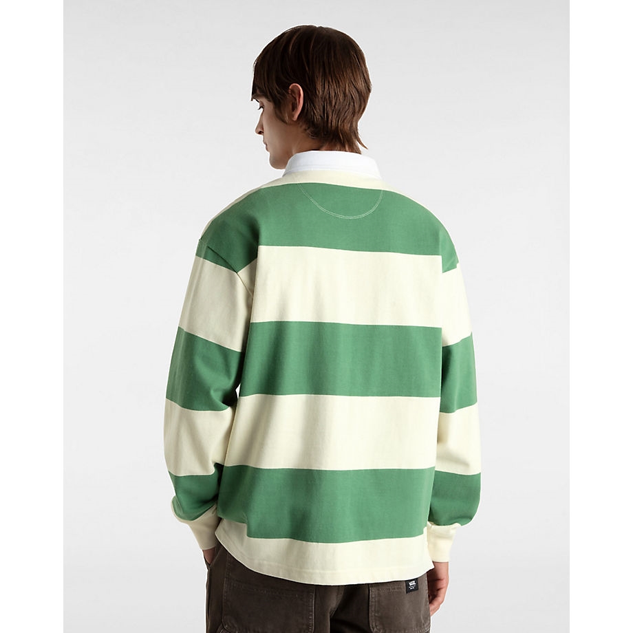 Vans - Ward Stripe Rugby Knit - Galléros Férfi póló
