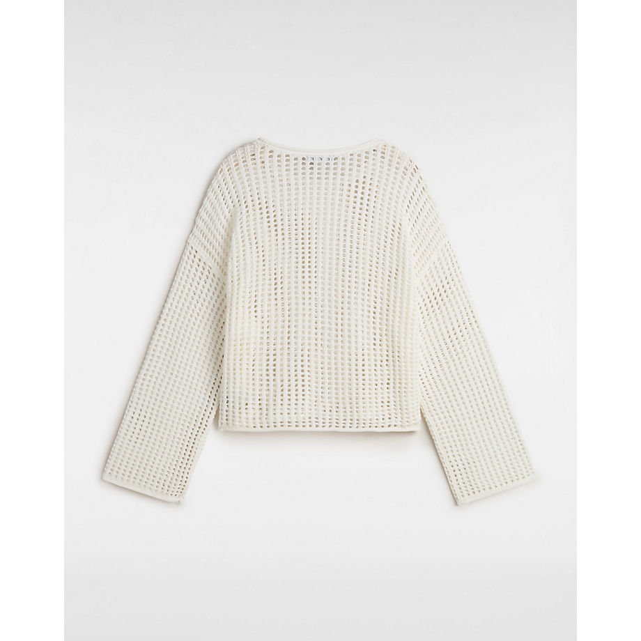 Vans - Mila Open Knit Crop Crew - Elegáns Női pulóver