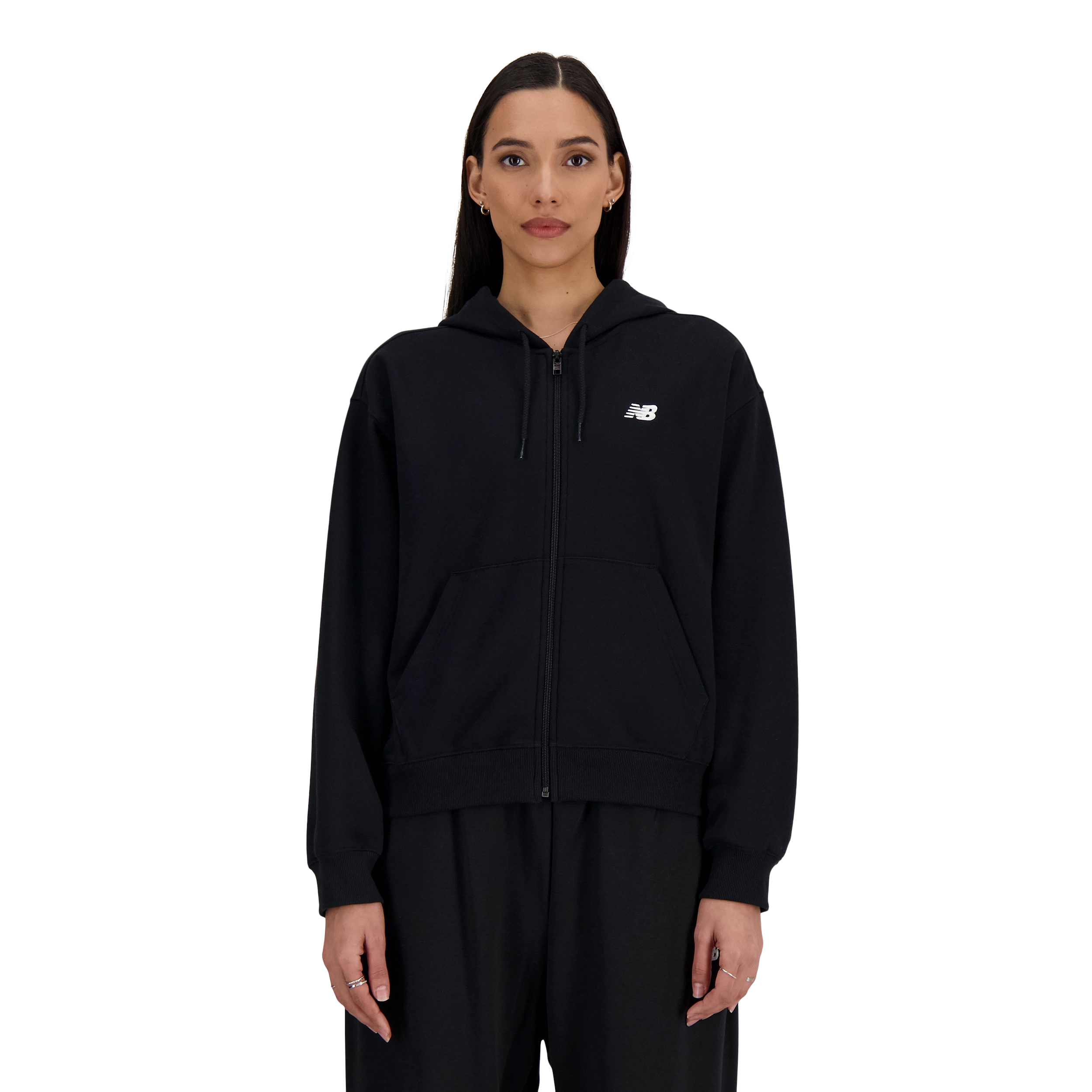 New Balance - WJ41501BK - Női melegítő pulóver