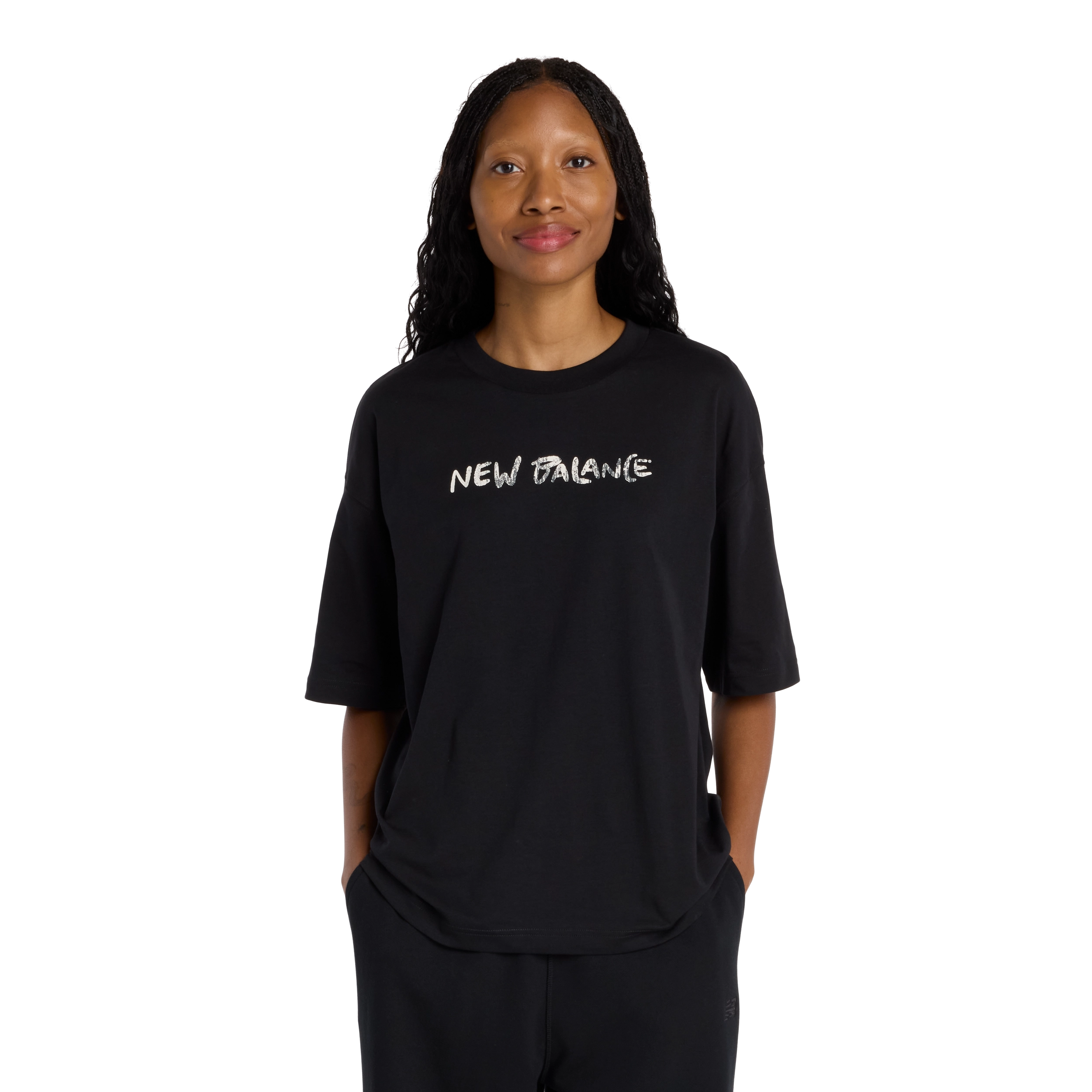 New Balance - WT61M1JBBK - Női póló