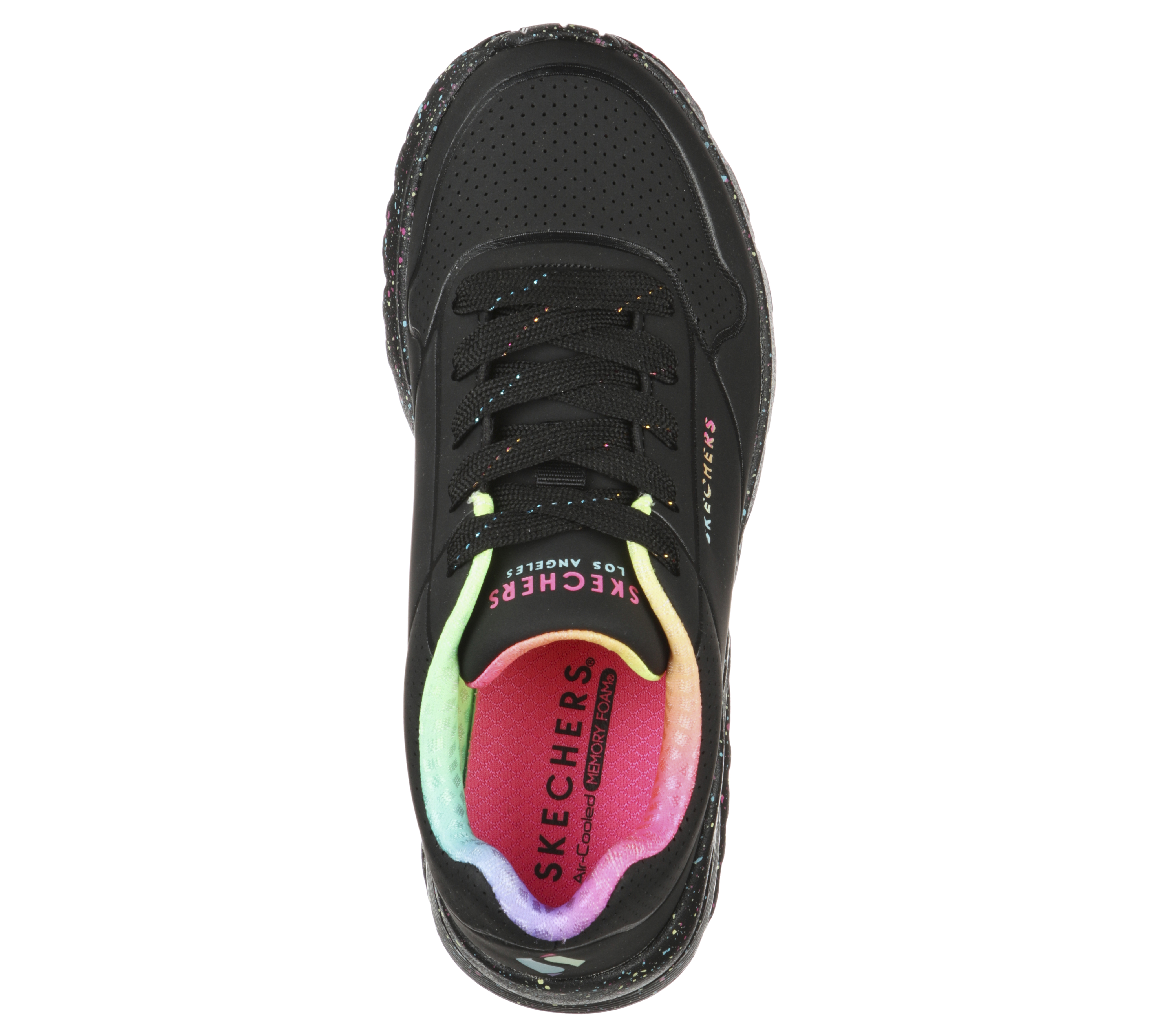 Skechers - Uno Lite / Rainbow Speck - Leány utcai cipő