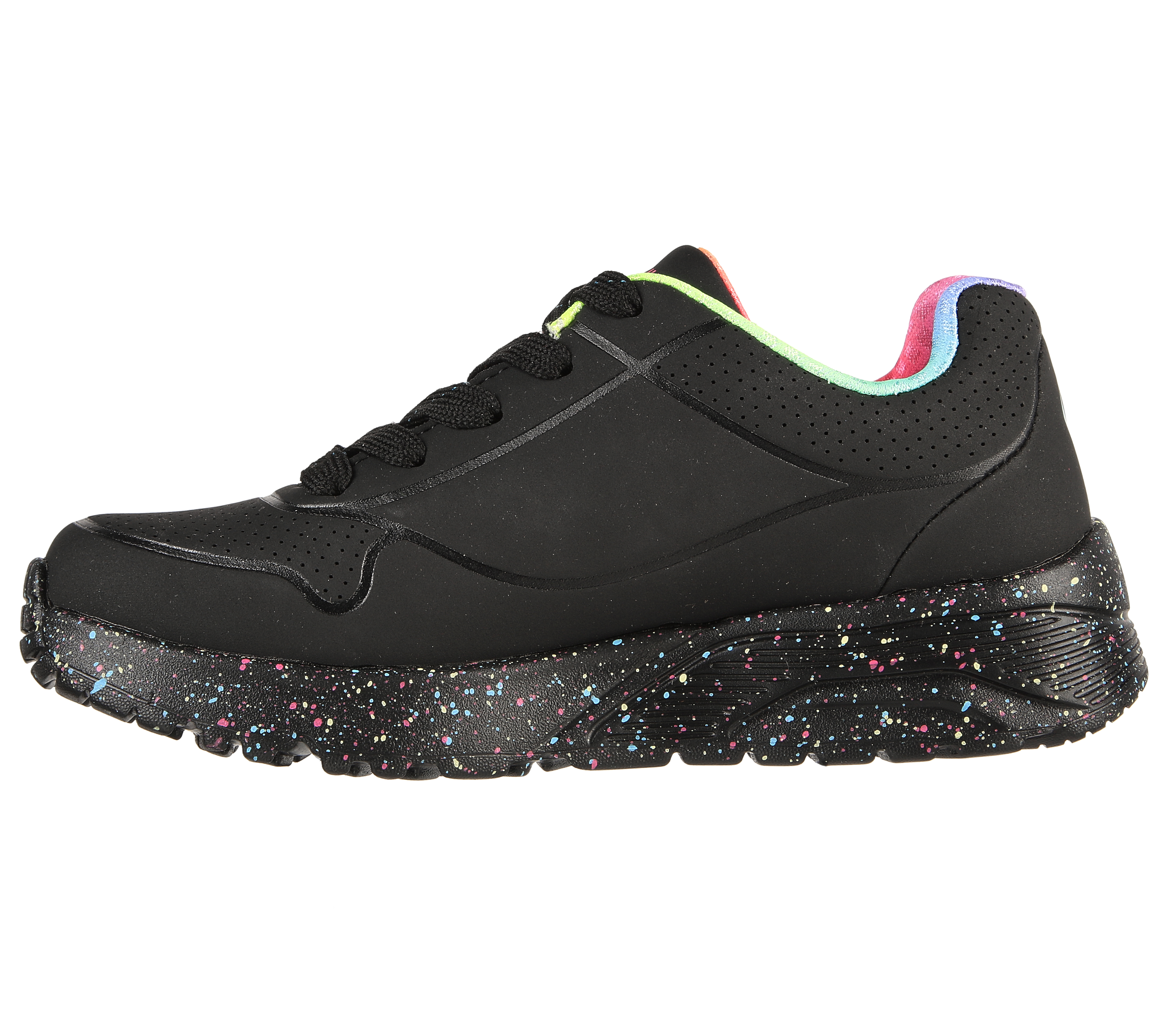 Skechers - Uno Lite / Rainbow Speck - Leány utcai cipő