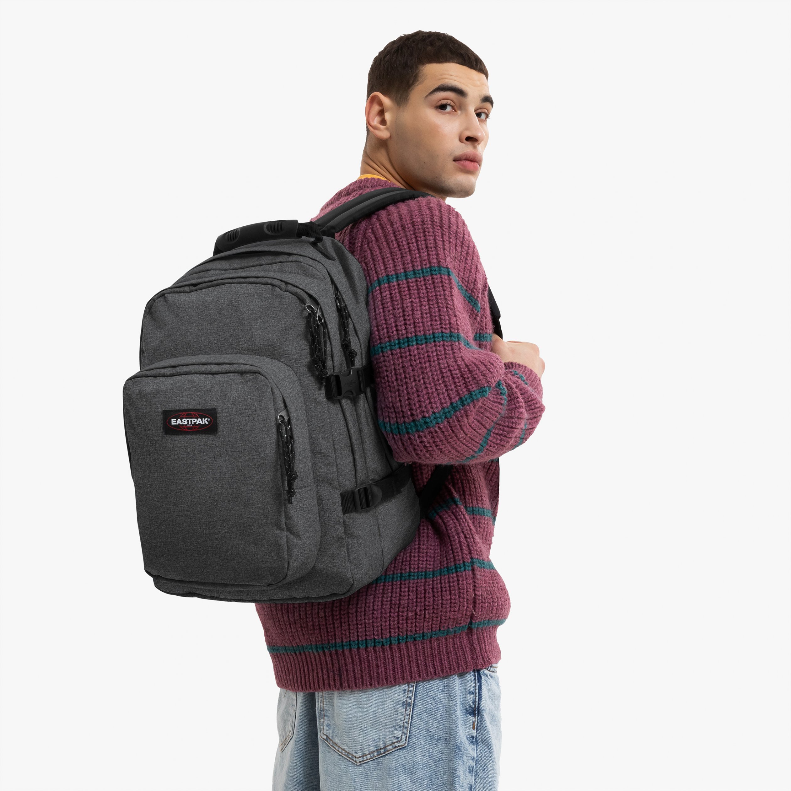 Eastpak - Provider / Black Denim - Uniszex hátizsák