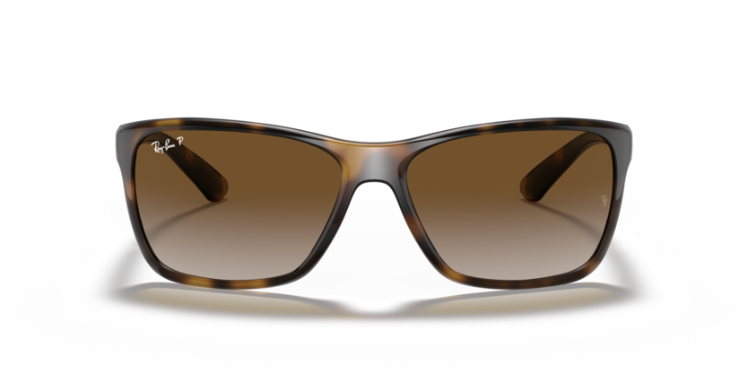 Ray-Ban napszemüveg - Light Havana / Light Grey Gradient Brown Polarized